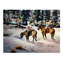 RETOURS AU PAYS par SHARON SHARPE Cartes Postales