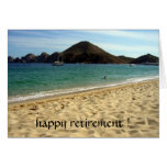 retraite de plage carte de vœux