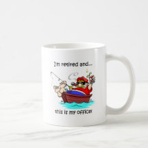 Retraite drôle de pêche tasse à café
