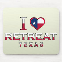 Retraite, le Texas Tapis De Souris
