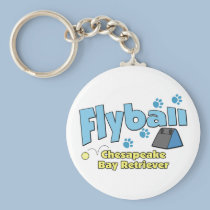 Retriever de la Baie de Chesapeake Flyball porte-clés