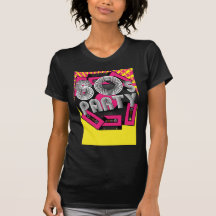Rétro arrière - plan de partie t-shirts