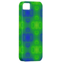 Rétro arrière - plan génial d'abrégé sur vert bleu coque Case-Mate iPhone 5