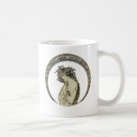 Rétro art de déesse de lune tasses