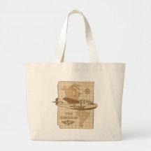 Rétro avion sacs