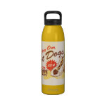 Rétro bouteille d'eau de hot-dog