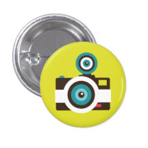 Rétro bouton de talent d'appareil-photo de jouet ( badges