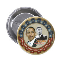 Rétro bouton d'Obama/JFK Badge Avec Épingle
