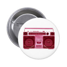 rétro bouton radio badges