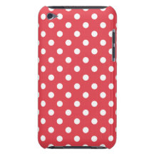 Rétro caisse rouge du contact G4 d'iPod de point d Coque iPod Case-Mate