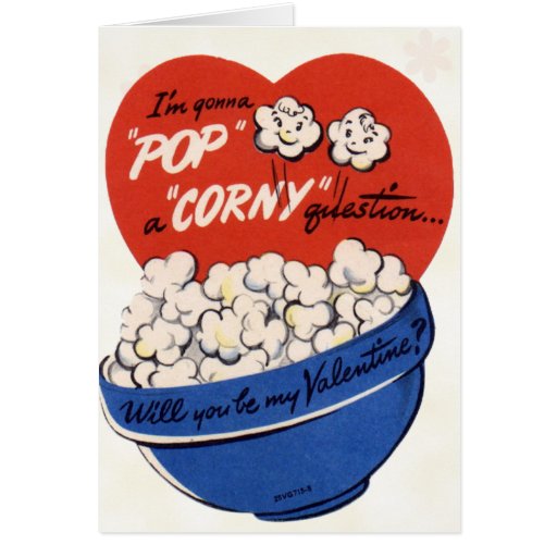 Rétro carte de Valentine pour des enfants