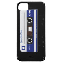 Rétro cas de l'iPhone 5 de bande de cassette audio Coques iPhone 5 Case-Mate