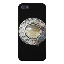 Rétro cas de l'iPhone 5 de cadran de téléphone Étui iPhone 5