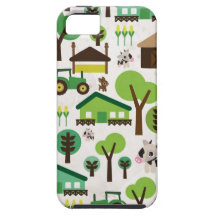Rétro cas mignon de l'iphone 5 de motif d'enfants  coques iPhone 5
