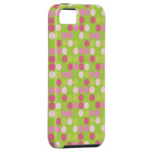 rétro cas vintage de l'iphone 5 de motif de pois coques Case-Mate iPhone 5