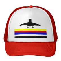 Rétro casquette de décollage d'avion de piste
