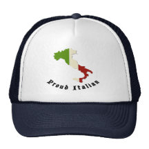 Rétro casquette italien fier de chapeau de camionn