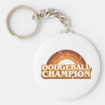 Rétro champion Keychain de Dodgeball Porte-clefs