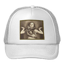 Rétro charmeur de serpent vintage de numéro de cir casquettes de camionneur