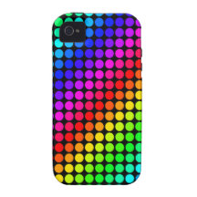Rétro conception de gradient de point de polka d'a coques vibe iPhone 4