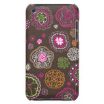 Rétro conception de motif de coeur de fleurs de gr coques barely there iPod