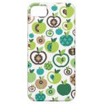 Rétro conception mignonne de motif de fleur de pom étuis iPhone 5
