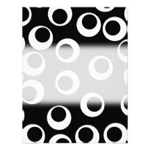 Rétro conception noire et blanche à la mode faire-part