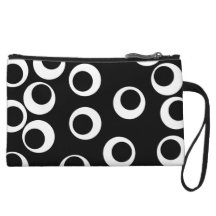 Rétro conception noire et blanche à la mode sac à main avec anse