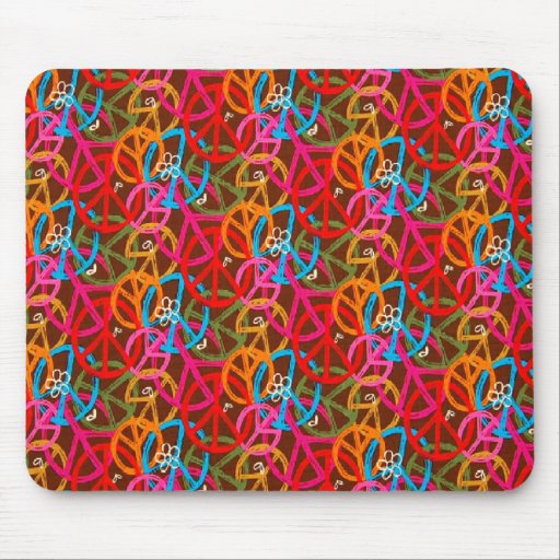 Rétro cool au néon Mousepad d'amusement de signes  Tapis De Souris