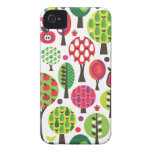 Rétro coque iphone de motif de papillon de pomme d coque iPhone 4