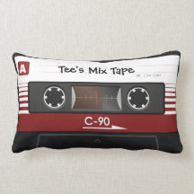 Rétro coussin d'enregistreur à cassettes