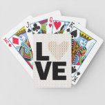 Rétro diamant d'amour cartes de poker