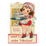 Rétro domestique de Saint-Valentin Cartes Postales