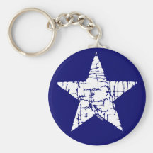 Rétro étoile porte-clefs