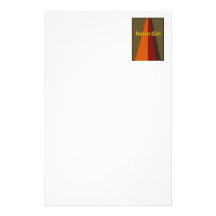 Rétro fille papiers à lettres