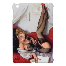 Rétro fille vintage de pin-up de téléphone de Gil 
