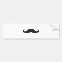 Rétro illustration de moustaches de gentelman autocollants pour voiture