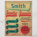 Rétro insecte vintage de la Réunion de famille Prospectus Customisé