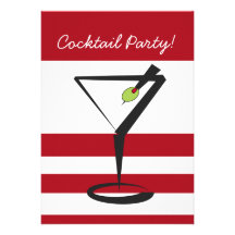 rétro invitation de cocktail