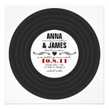 Rétro invitation record