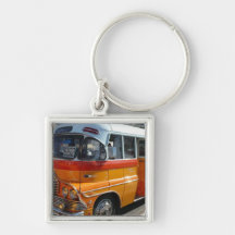 Retro Malta bus キーチェーン
