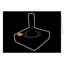 Rétro manette d'Atari Carte