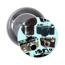 Rétro mode grunge vintage d'appareils-photo badge