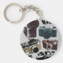 Rétro mode grunge vintage d'appareils-photo porte-clefs