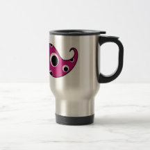 Rétro moustache de moustache de guidon mug à café