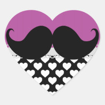 Rétro moustache noire géniale de guidon adhésif