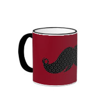 Rétro moustache noire Stache de moustache Mug À Café
