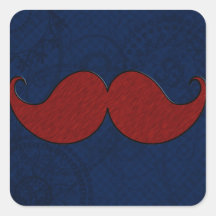 Rétro moustache Stache de moustache de denim Adhésifs