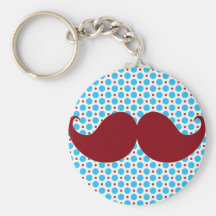 Rétro moustache sur l'arrière - plan de point de p porte-clé
