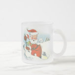 Rétro Noël de Père Noël Tasse À Café